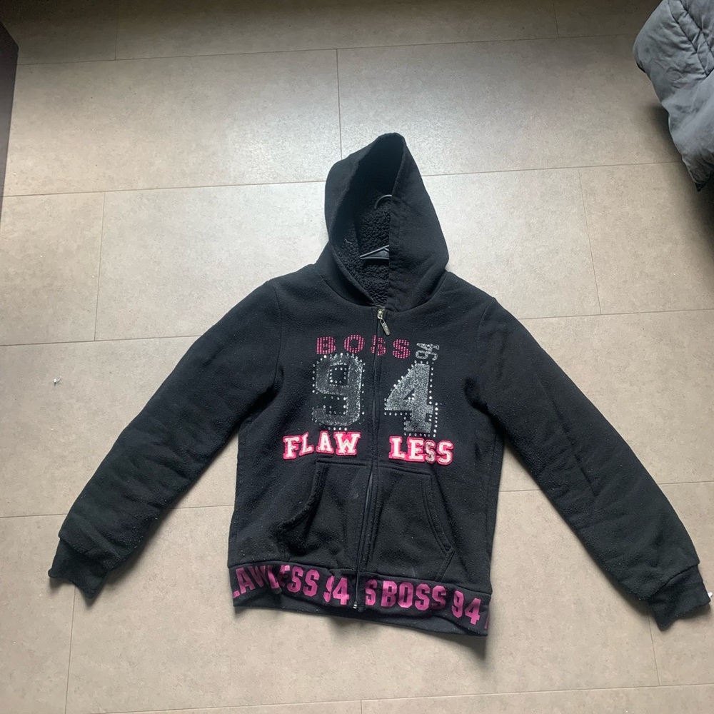 Vintage ROC A WEAR Wool Hoodie Zip Up ‘94 Boss Flawless